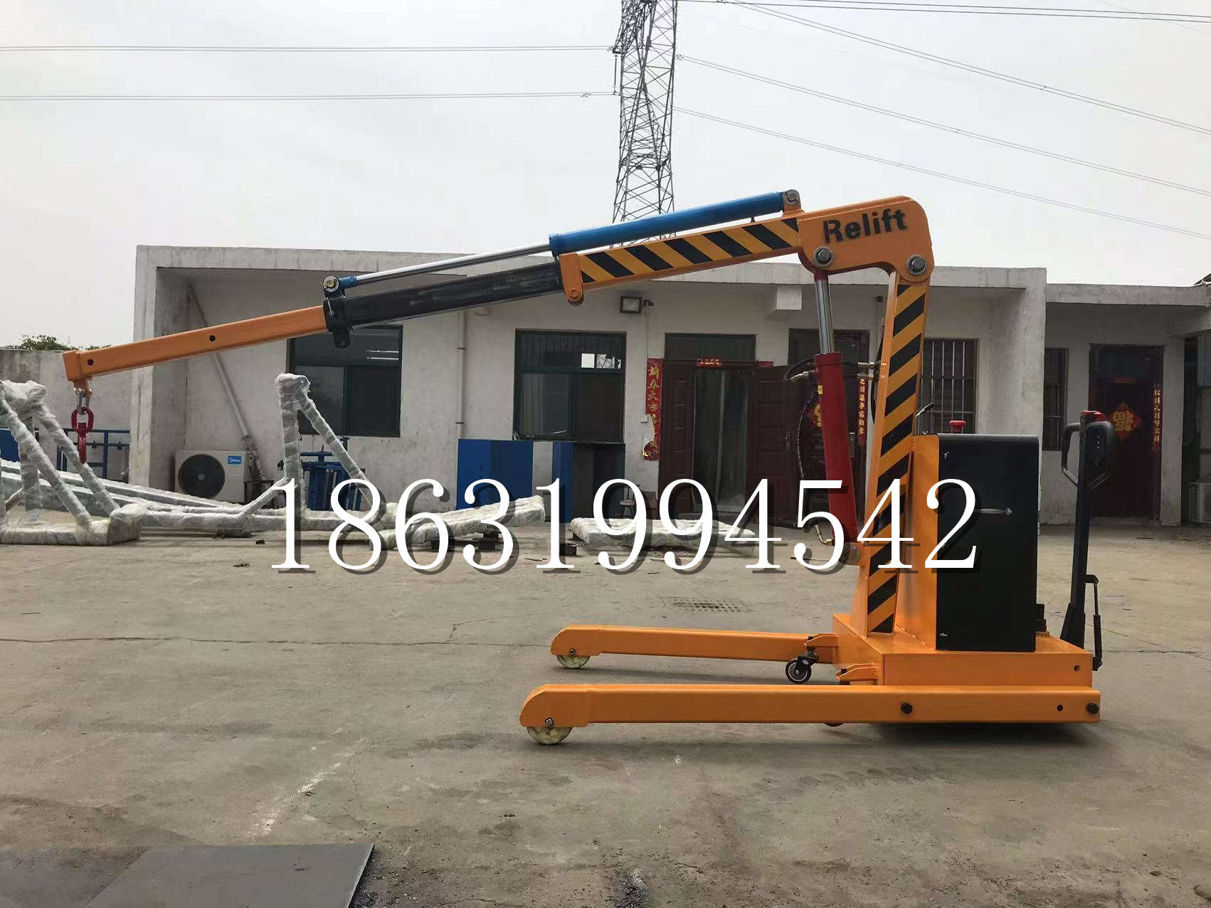 田寮区久征定做3吨三轮随车吊 农用园林绿化移树吊 平板工程用小吊机